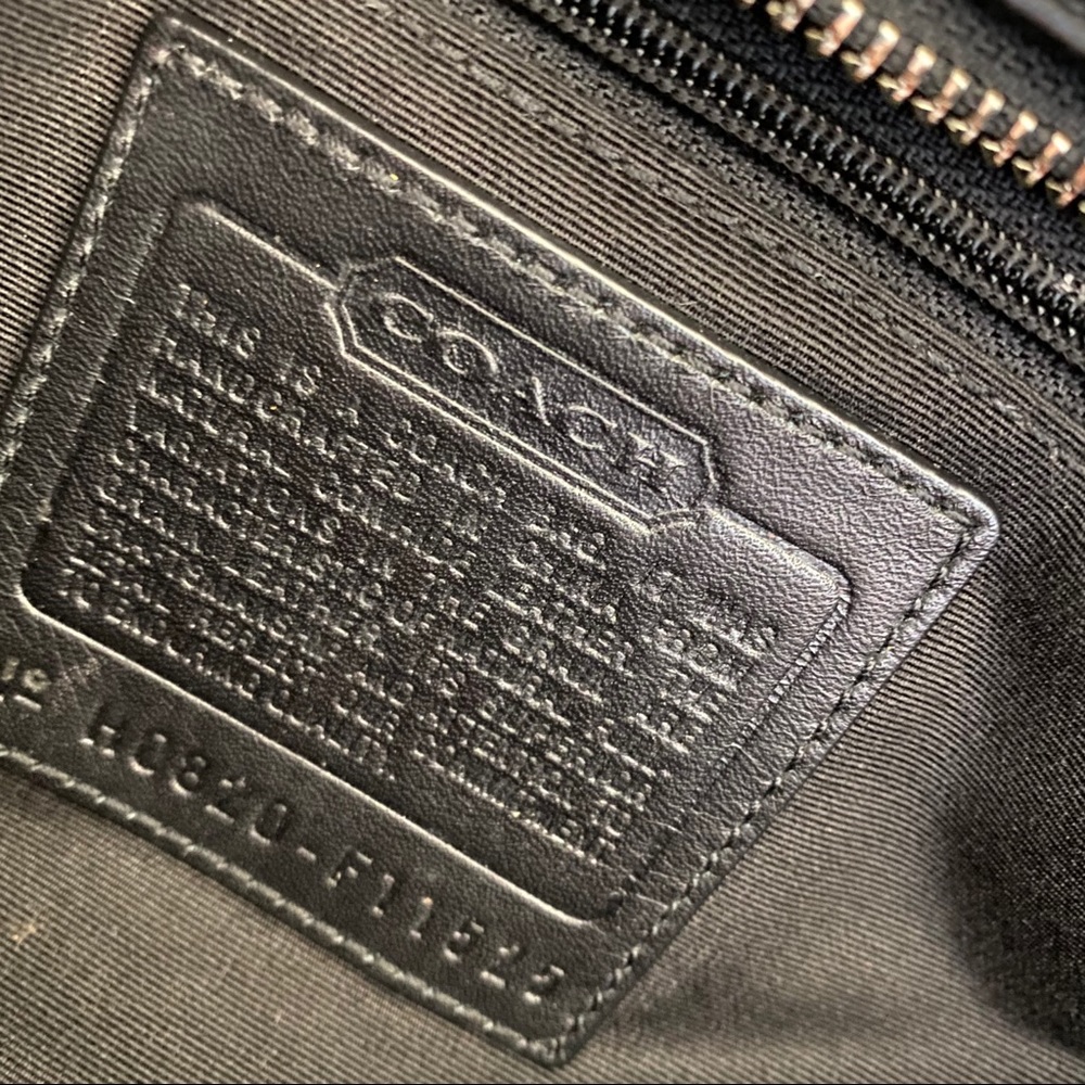 COACH genuine leather tote - Picture 9 of 10